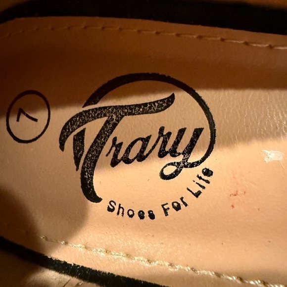 Trary Women's Shoes Basic Suede Heels Pointed Toe Black Size 7 - Picture 5 of 5